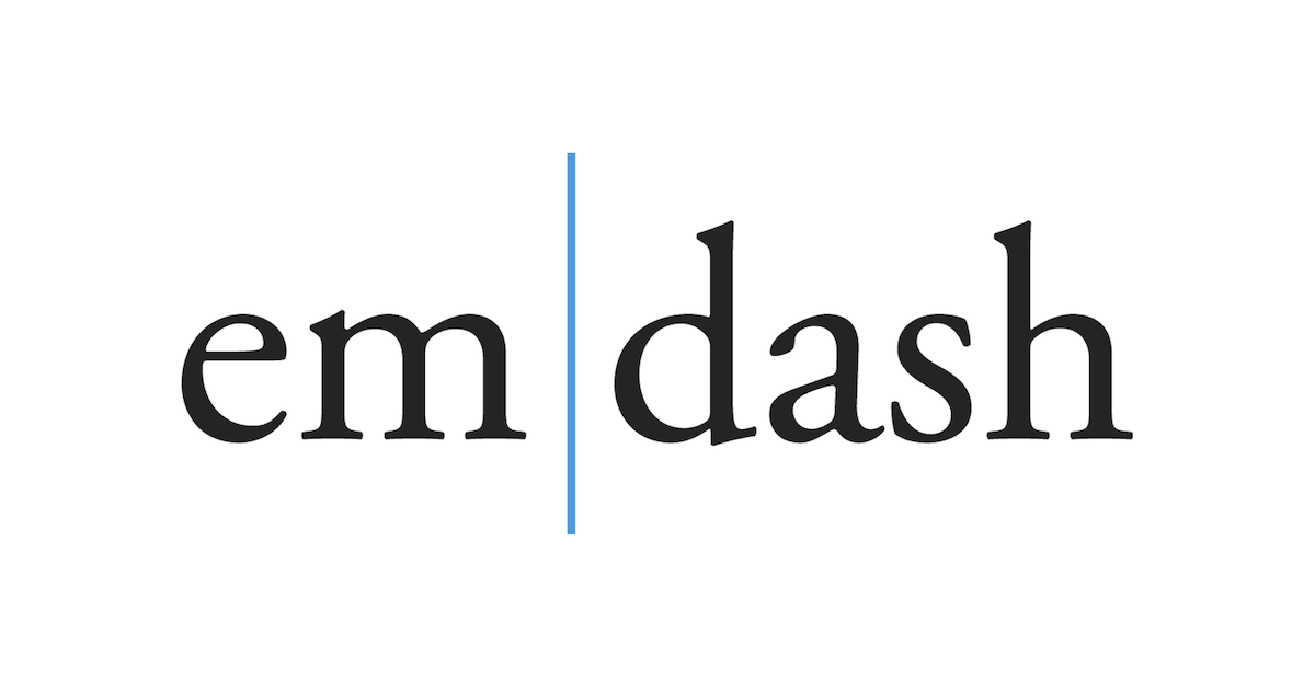 Emdash logo